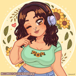 Custom half body commission for TheDefiantBit