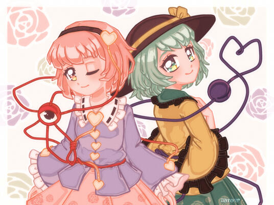 komeiji sisters from touhou project