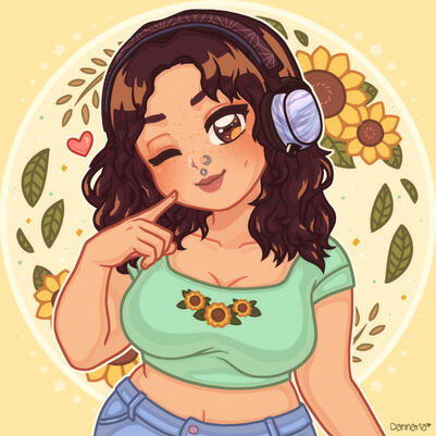 Custom bust-up commission for TheDefiantBit